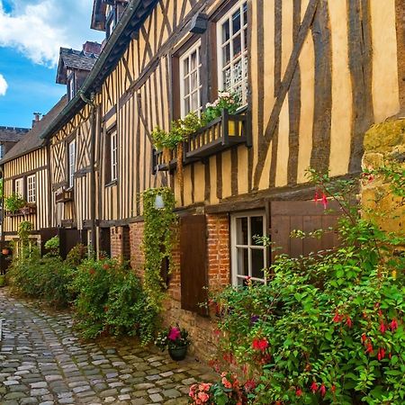 Appartement De Charme Dans Un Chateau A 5 Min D'Honfleur Гонвиль-сюр-Онфлёр Экстерьер фото